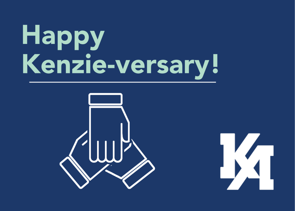 Kenzie Academy Work Anniversary eCard