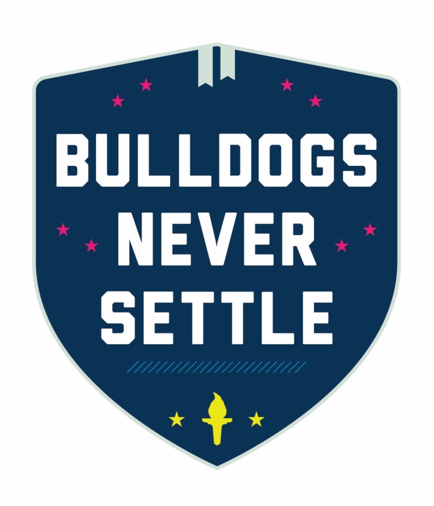 Bulldogs Never Settle Shield