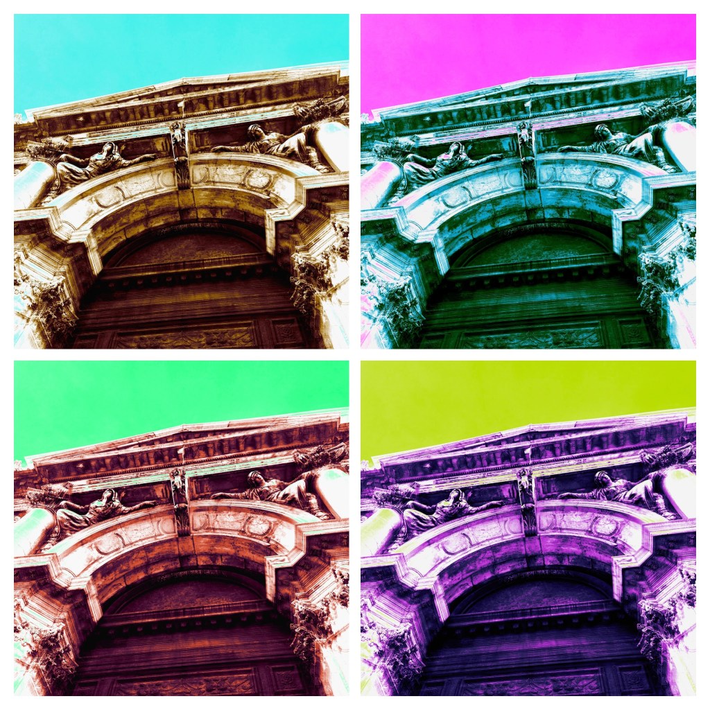 Venice Door Pop Art Collage